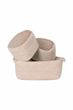 Online House Nordic Kurv Teixo sæt med 3 Beige