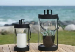 Discount House Nordic Lanterne Bondi 2 stk. Sort mat sort