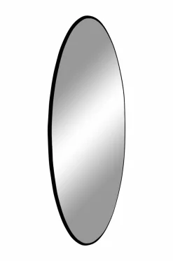 New House Nordic Spejl Tempa - Ø60 cm Black mdf/metal