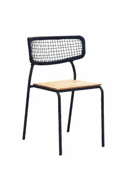 Discount House Nordic Spisebordsstol Nashville - Sæt med 4 Naturlig / sort