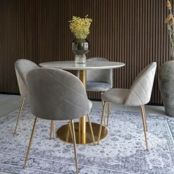 Best House Nordic Spisesæt Bolzano og Geneve Hvid / grå