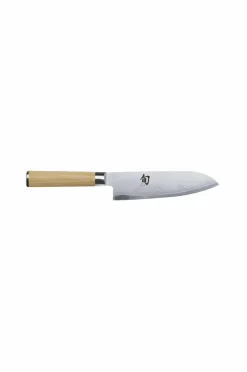 New KAI Santoku 18 cm, Shun Classic White Sølv