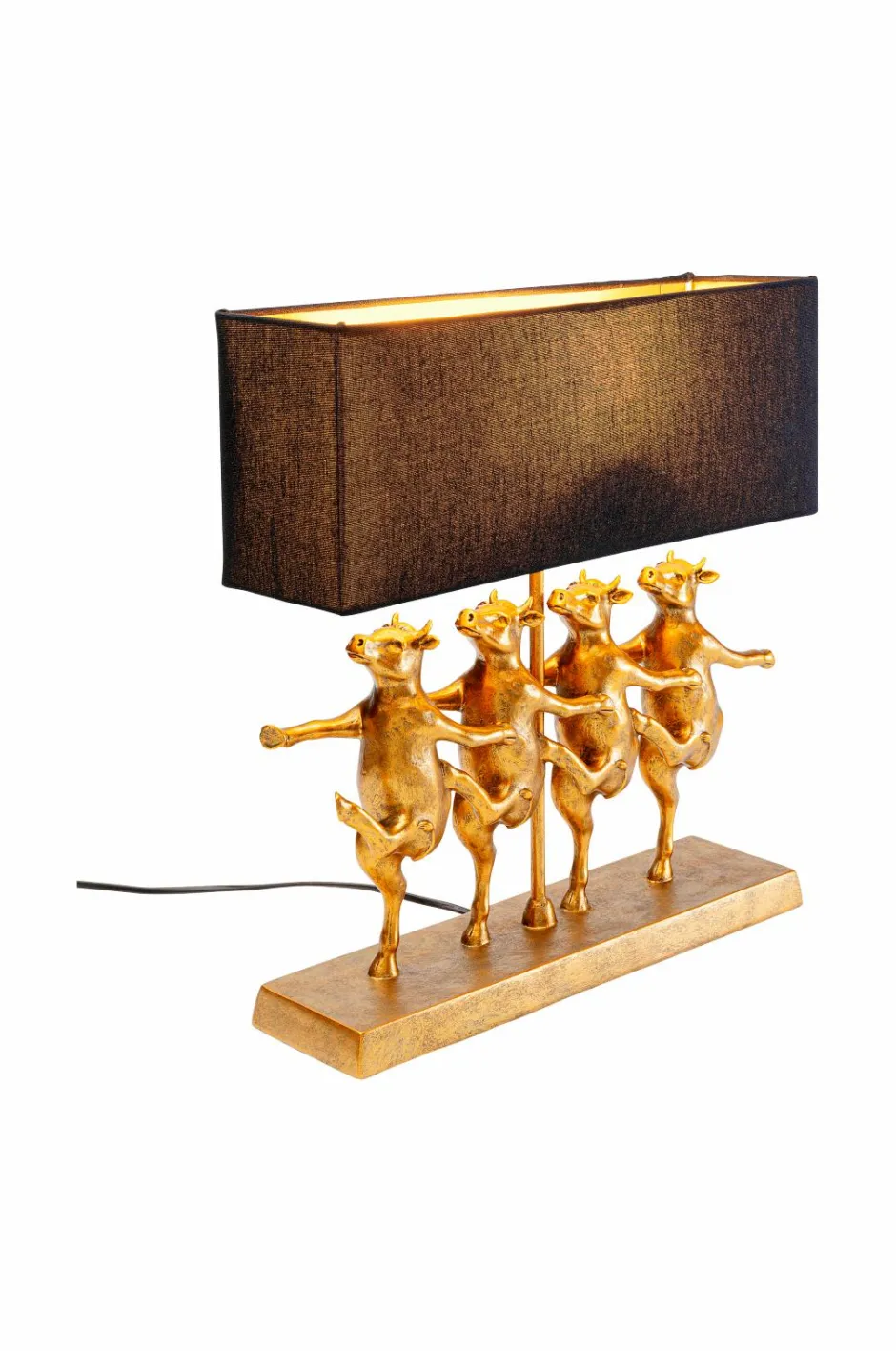 Best KARE Design Bordlampe Dancing Cows Sort