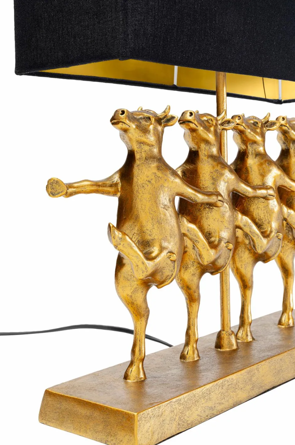 Best KARE Design Bordlampe Dancing Cows Sort