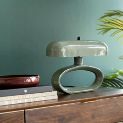 Best KARE Design Bordlampe Suki Sage 26cm Salvie
