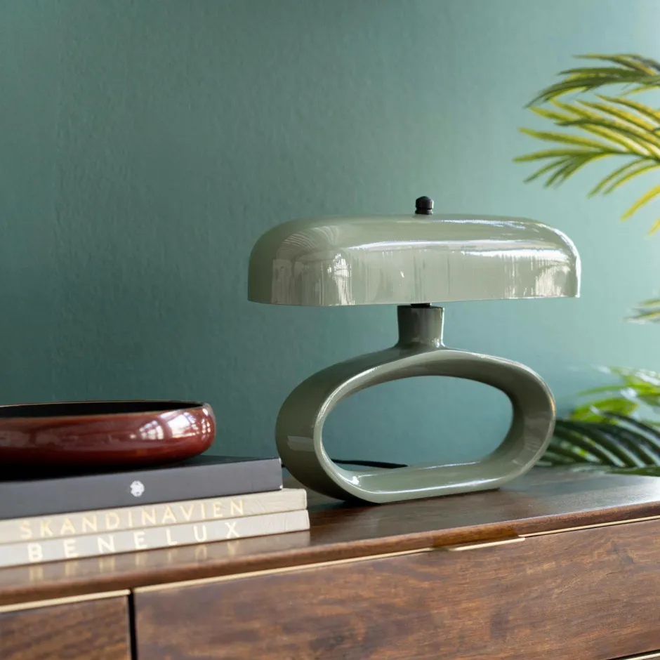 Best KARE Design Bordlampe Suki Sage 26cm Salvie