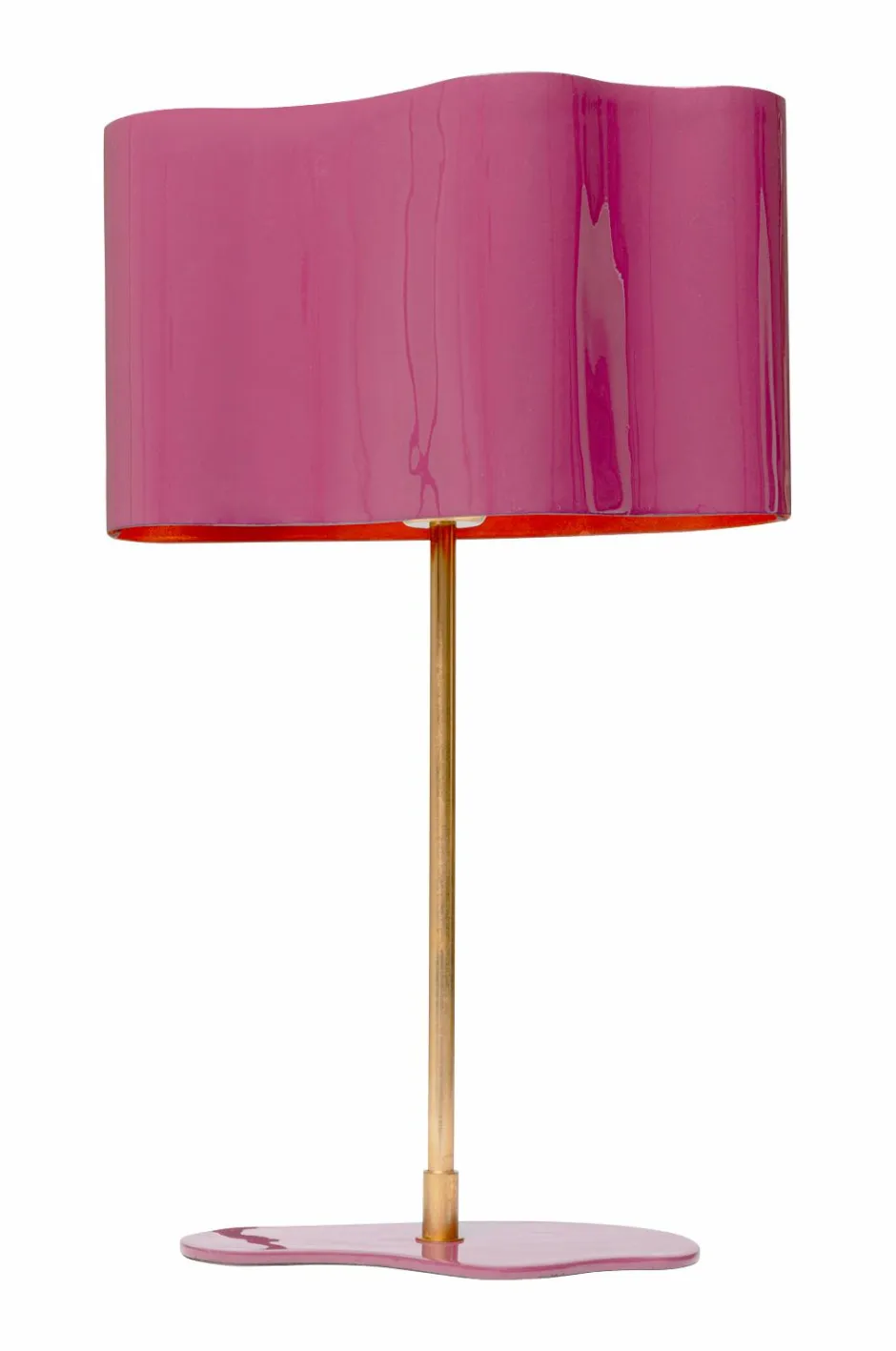 Best KARE Design Bordlampe Cloudy Oval Plum 49cm Lilla