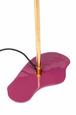 Best KARE Design Bordlampe Cloudy Oval Plum 49cm Lilla