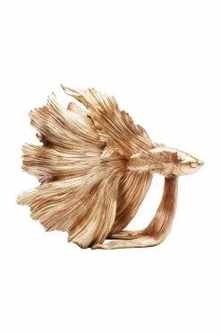 Outlet KARE Design Dekoration lille Betta Guldfarvet