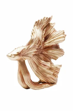 Outlet KARE Design Dekoration lille Betta Guldfarvet