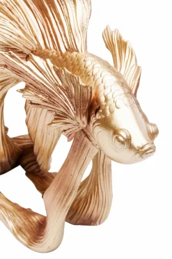 Outlet KARE Design Dekoration lille Betta Guldfarvet