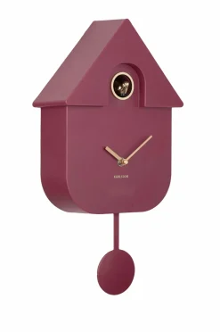 Hot Karlsson Vægur Modern Cuckoo Oro Mørk lilla