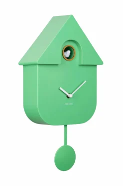 Clearance Karlsson Vægur Modern Cuckoo Lysende grøn