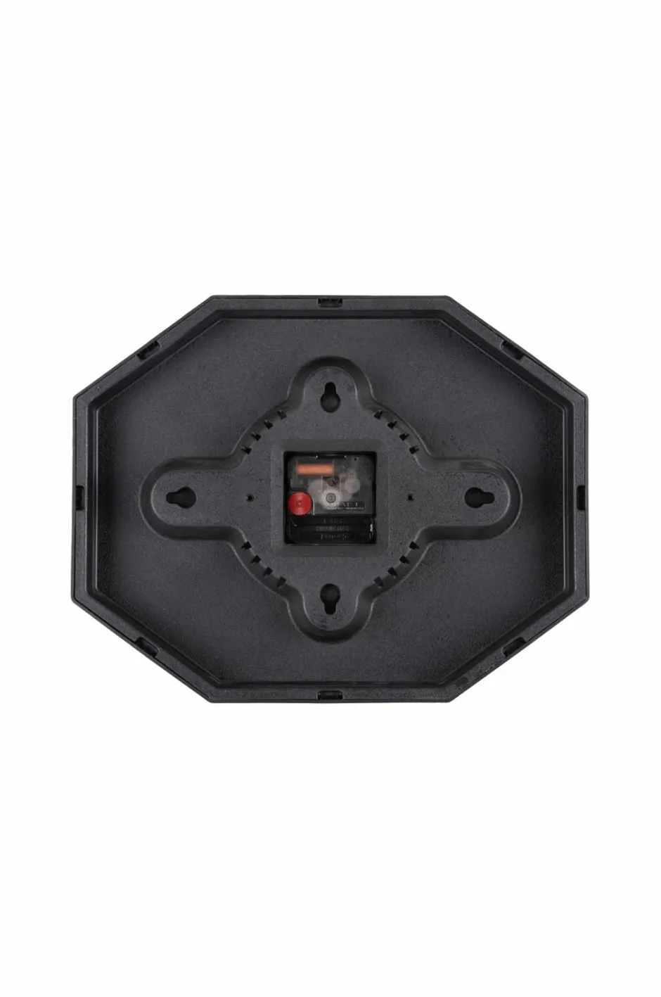 Best Karlsson Vægur Modern Factory Octagon Mokka brun og sort