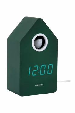 Best Karlsson Vækkeur Cuckoo -LED Retro grøn