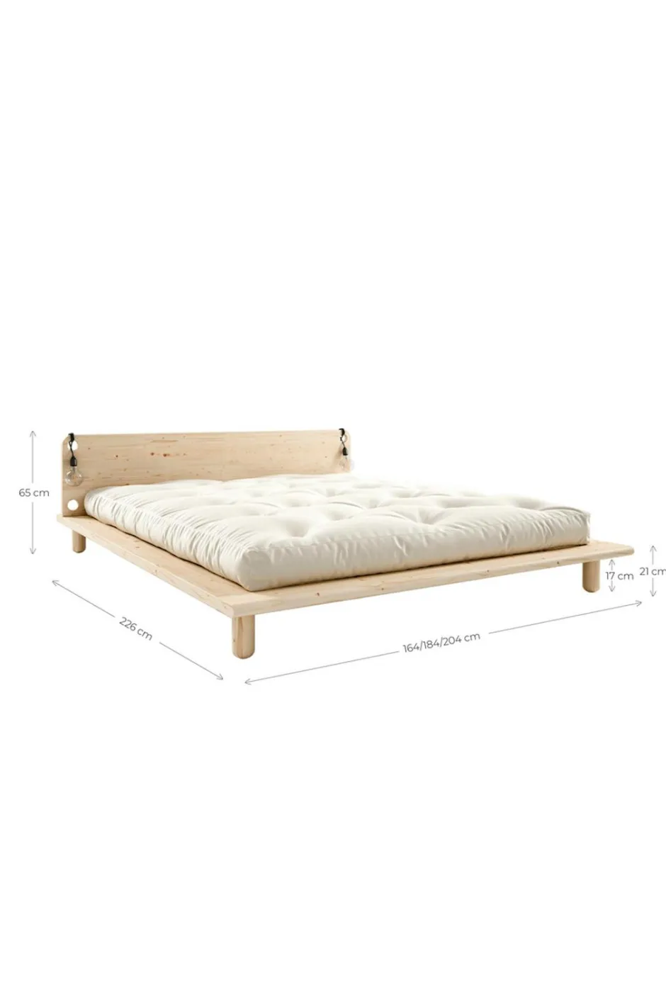 Outlet Karup Design Peek Bed Klart lakeret