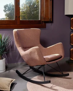 Clearance Kave Home Gulvtæppe Rodhe Ø 150 cm Beige