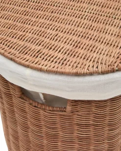 Best Kave Home Indali sæt med 2 rattan-kurve, Ø 50 cm / Ø 55 cm Brun