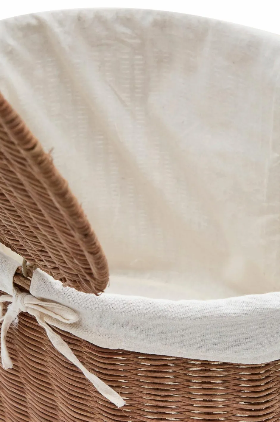 Best Kave Home Indali sæt med 2 rattan-kurve, Ø 50 cm / Ø 55 cm Brun