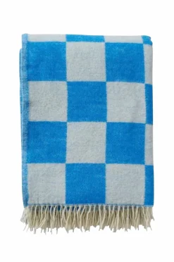 Best Klippan Yllefabrik PlaidTile Blå/vit