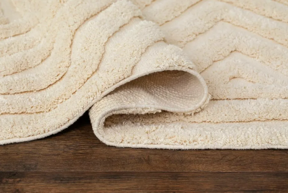 Clearance KM Home Bomuldstæppe Marocko Creme