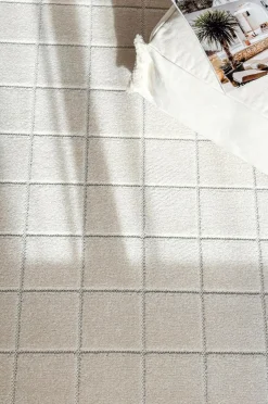 Sale KM Home Fladvævet tæppe Hawaii Creme