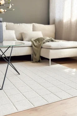 Sale KM Home Fladvævet tæppe Hawaii Creme