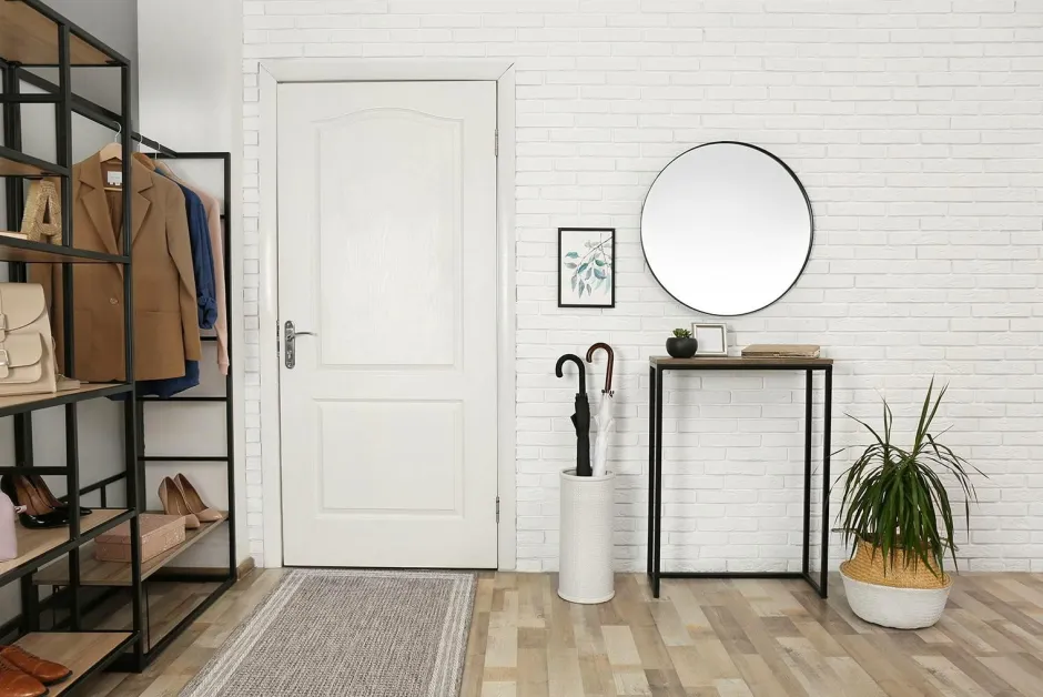Sale KM Home Glatvævet Madrid Mørkt linned