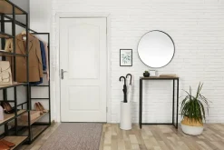 Sale KM Home Glatvævet Madrid Mørkt linned