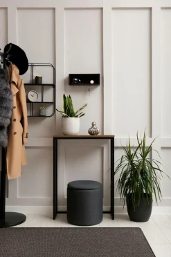 Sale KM Home Maskinvævet tæppe Titan Mørkt linned