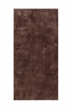 Sale KM Home Vaskbart tæppe Soft chokoladebrun