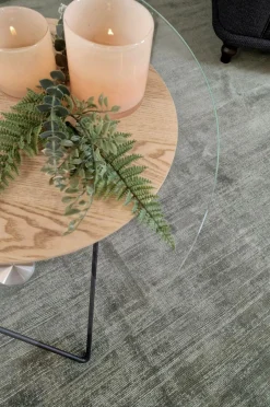 Sale KM Home Viskosetæppe Tribeca Emerald green