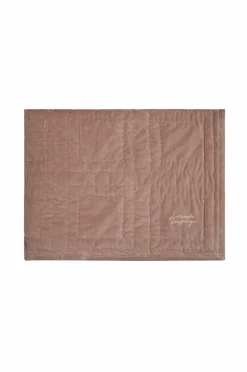 Clearance Lexington Sengetæppe Grafisk quiltet bomuldsfløjl Beige