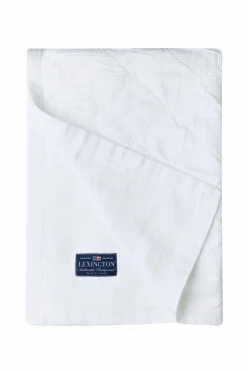 Best Lexington Signature Star quiltet sengetæppe i bomuld Hvid