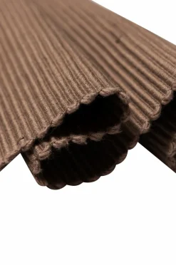 Online Linum Dækkeserviet Uni 4-pak Dark Mole Brown