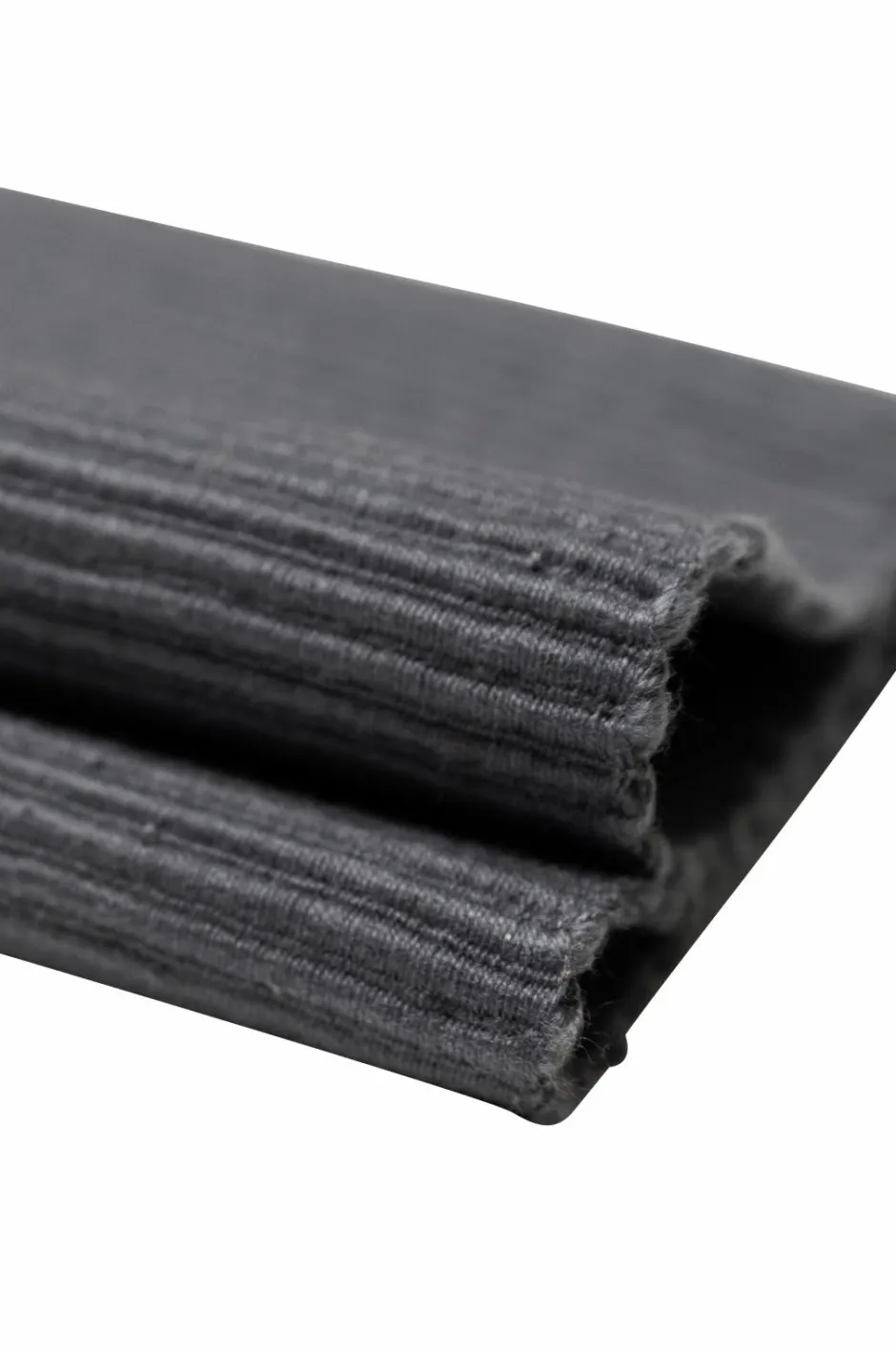 Best Linum Løber Uni 45x150 cm Granite Grey