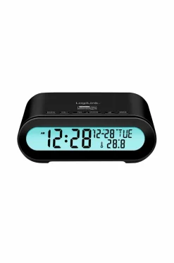 Outlet LogiLink Urradio med temperatur/luftfugtighed - USB-C/batteristrøm No color