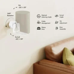 Best LogiLink Vægbeslag Sonos Era 100 / Era 300 No color