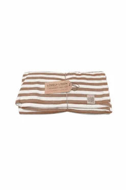 Discount Lovely Linen Dug Misty i vasket hør Almond Edge