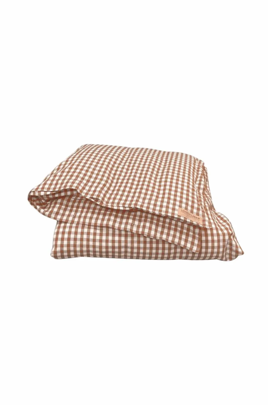 Discount Lovely Linen Dynebetræk Misty i vasket hør Almond Square