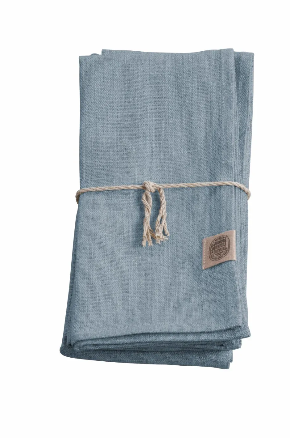 Lovely Linen Serviet Classic 4-pak i strygerullet hør Pigeon blue