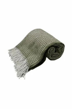 Discount Lovely Linen Tæppe i uld Green