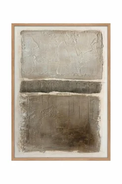 Best Malerifabrikken Art Structure 1 / 50x70 Cm / Egetræsramme Beige