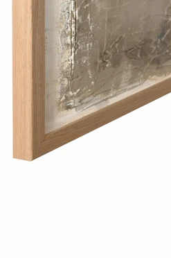 Best Malerifabrikken Art Structure 1 / 50x70 Cm / Egetræsramme Beige