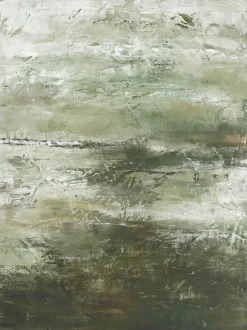 New Malerifabrikken Design Painting / For Life / 90x120 Cm / Sort ramme Grøn