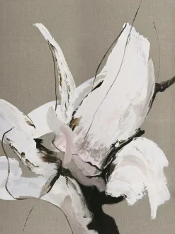 Online Malerifabrikken Hørmaleri / Madaire / 90x120 Cm / sort ramme Hvid