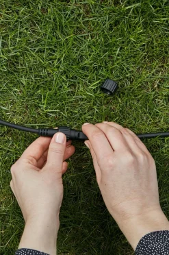 Discount Markslöjd GARDEN 24 Forlængerledning 5 m Sort
