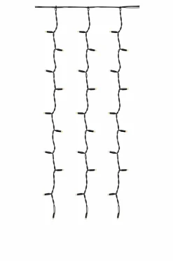 Sale Markslöjd Gardin CHRISSLINE 1x1,5 m 100L LED Original Ekstra Sort mat sort