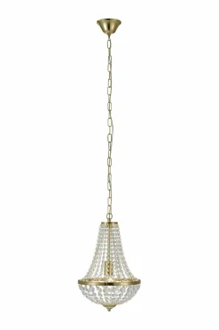 Outlet Markslöjd GRÄNSÖ Lysekrone 1L 30 cm Børstet /MC Messing