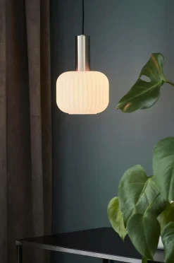 Outlet Markslöjd Loftlampe Sober Small 1L Stål/hvid